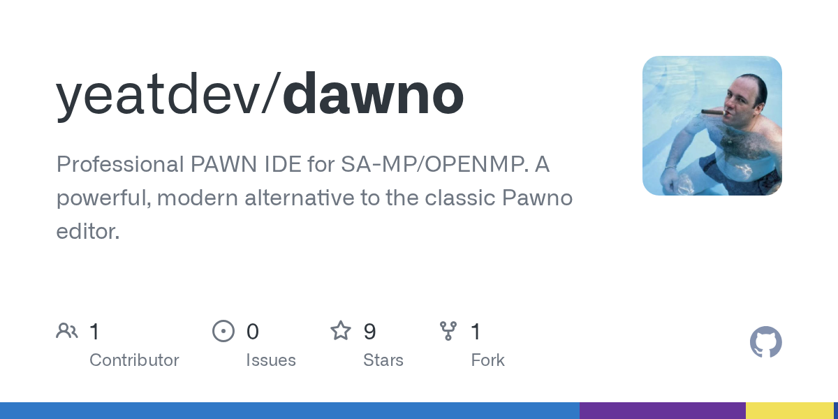 yeatdev/dawno — GitHub paylaşım görseli
